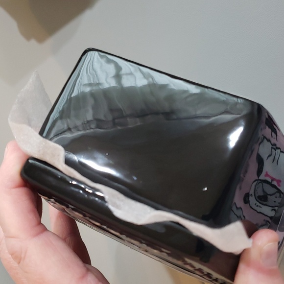 Ceramic coffin shaped container with lid NWT - Picture 6 of 6